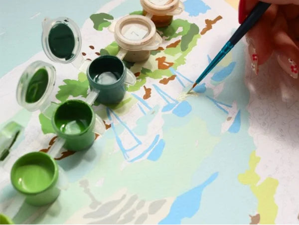 Kit peinture BALADE DANS LES CALANQUES