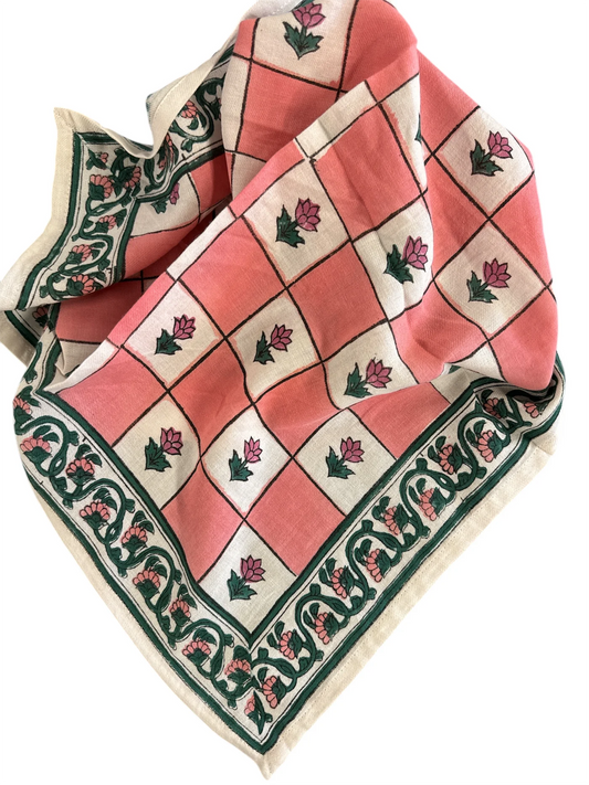 Foulard GABRIEL Flo Pink