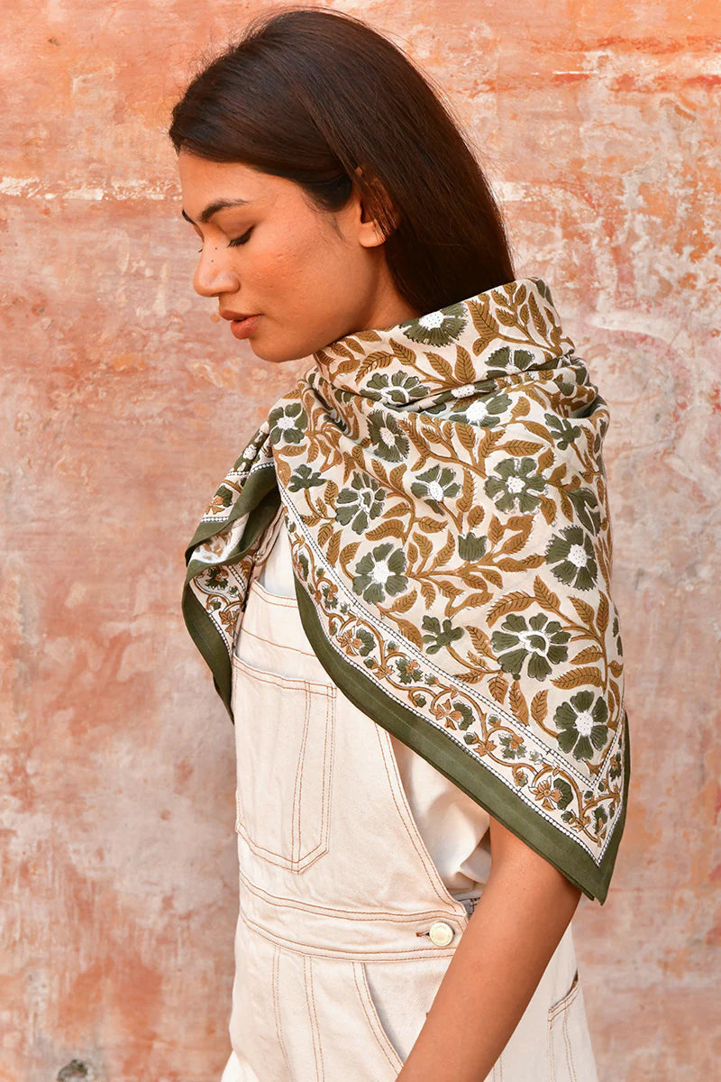 Foulard N°115 vert