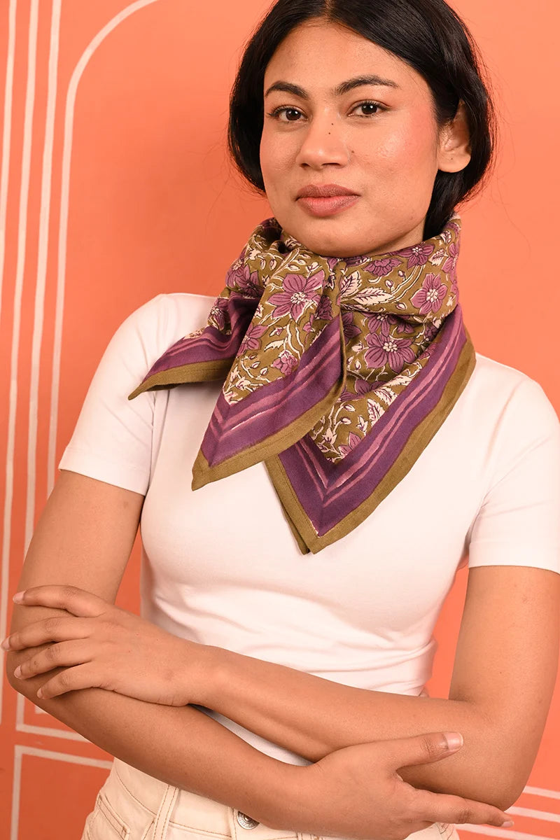 Foulard HÉLIOS kaki