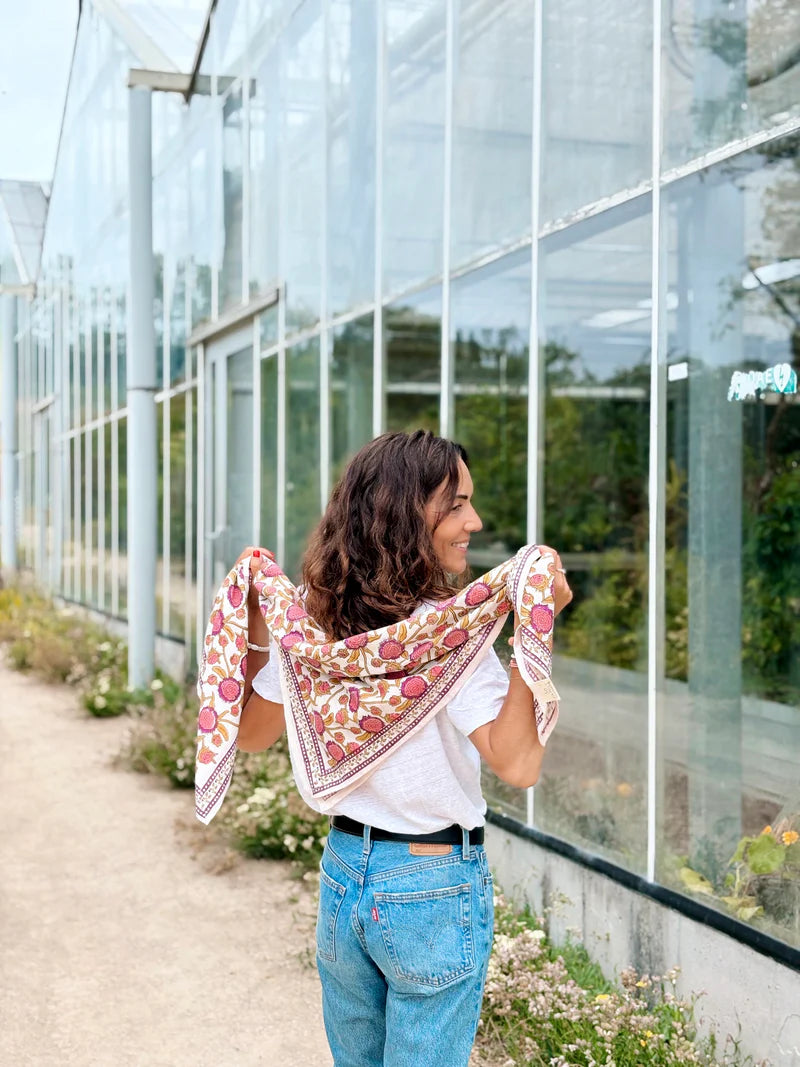 Foulard PINK pondichery