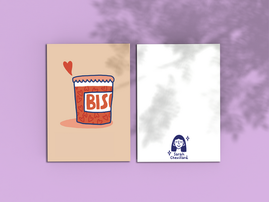 Carte BISOUS CONFITURE
