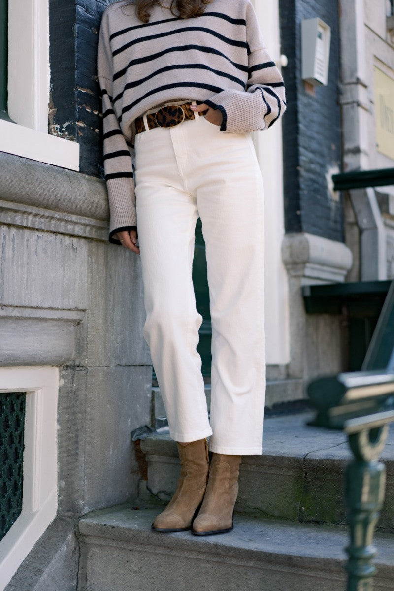 Jeans SOLANGE blanc