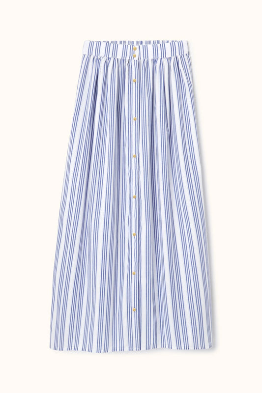 Jupe NEELI rayée bleu