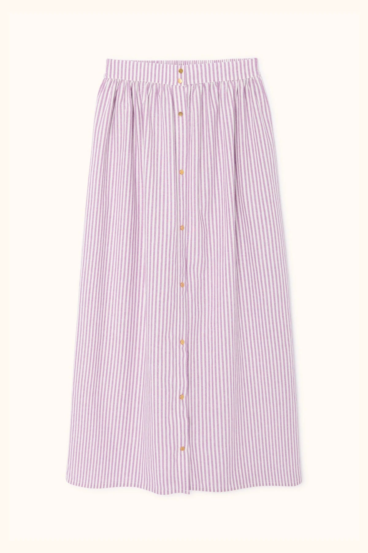 Jupe NEELI rayée violette