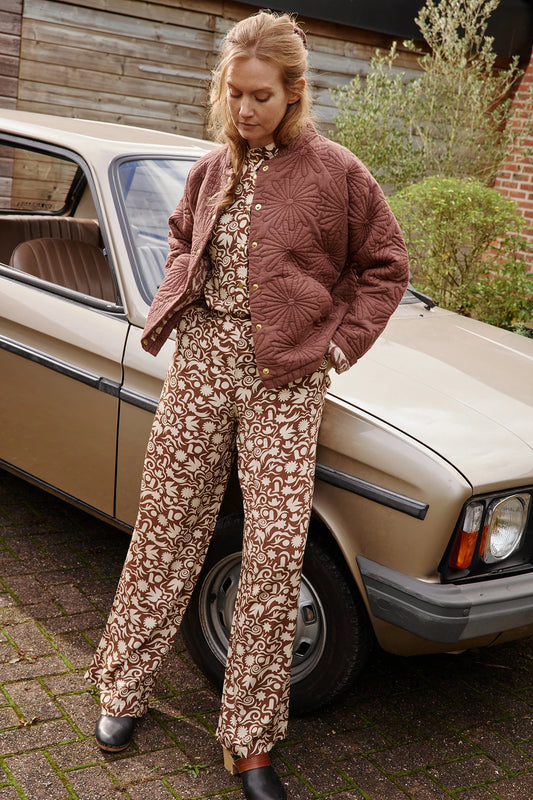 Pantalon JAIMINI wesun chocolat