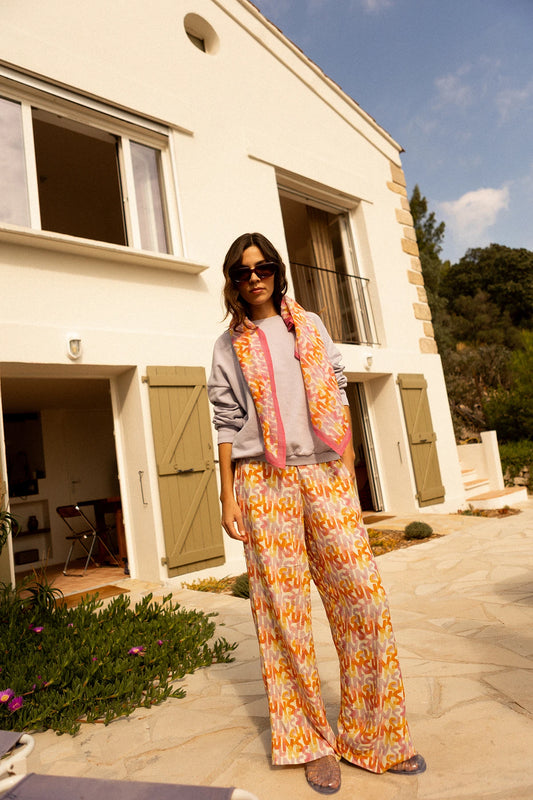 Pantalon JAIMINI sunsun orangé