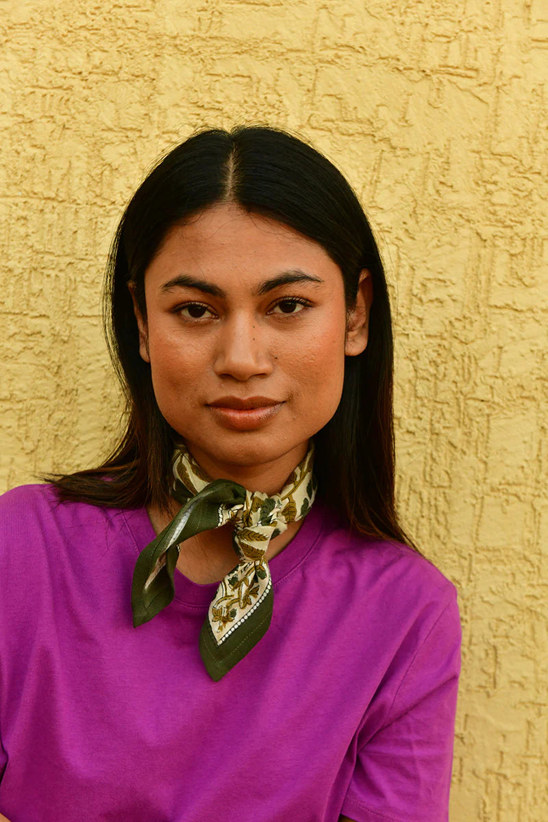 Petit foulard N°115 Vert