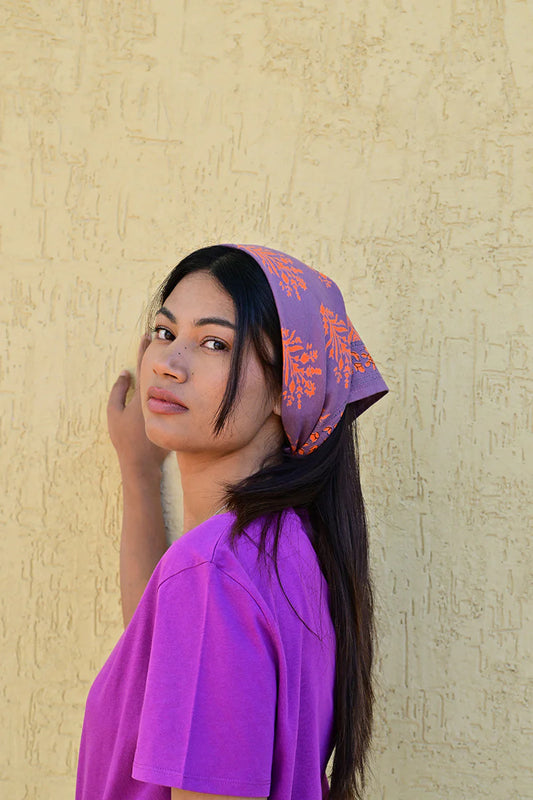 Petit foulard GALATIE flame