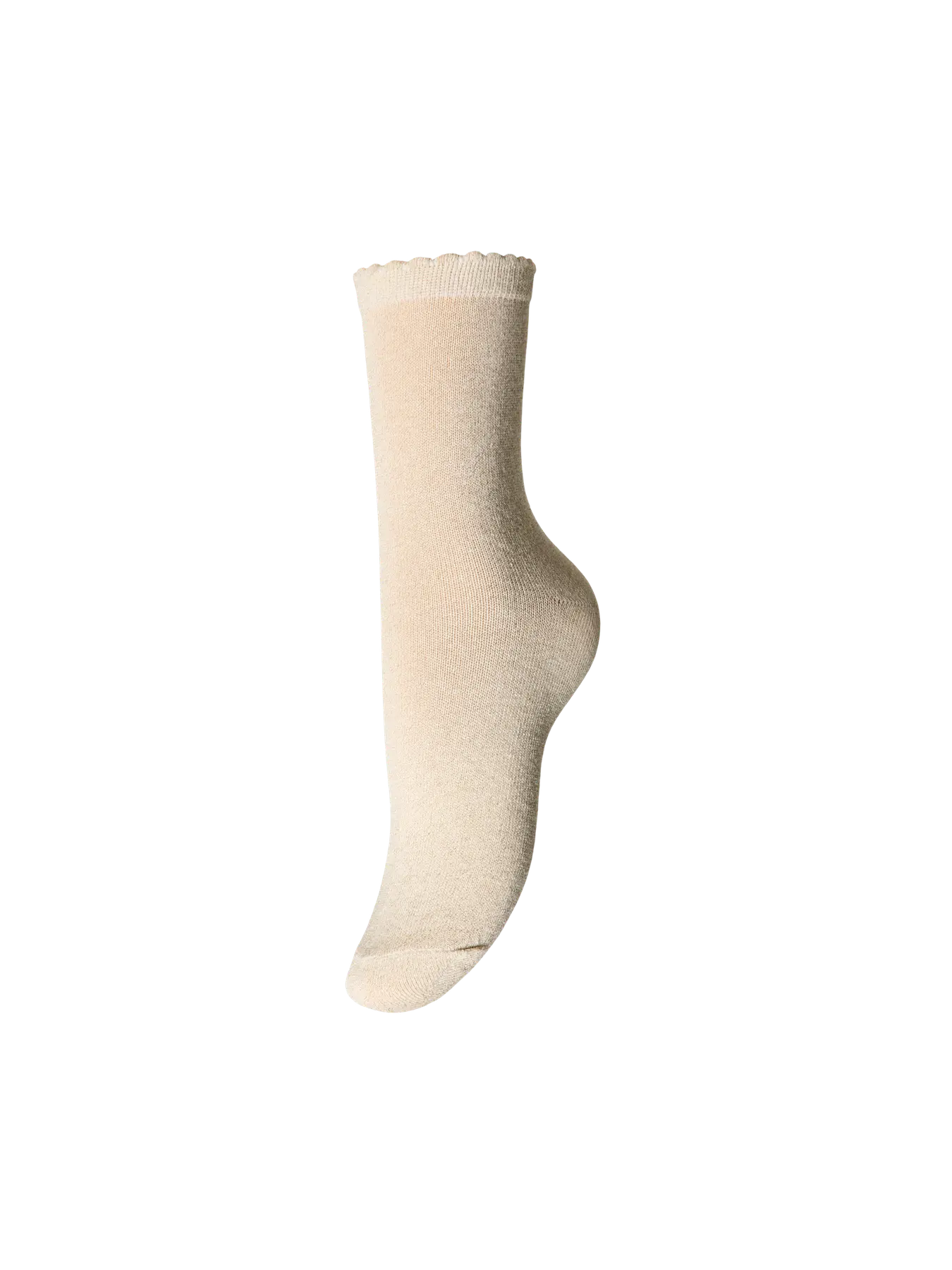Chaussettes pailletées SEBBY vanille