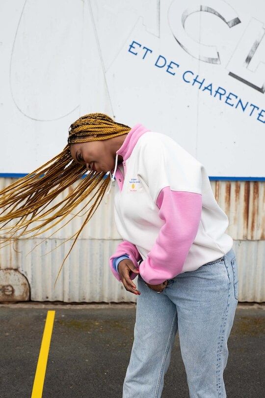 Sweat RETRO 90's blanc