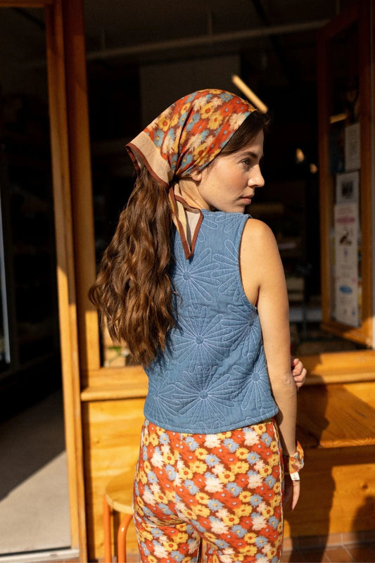 Haut AMAVAS chambray