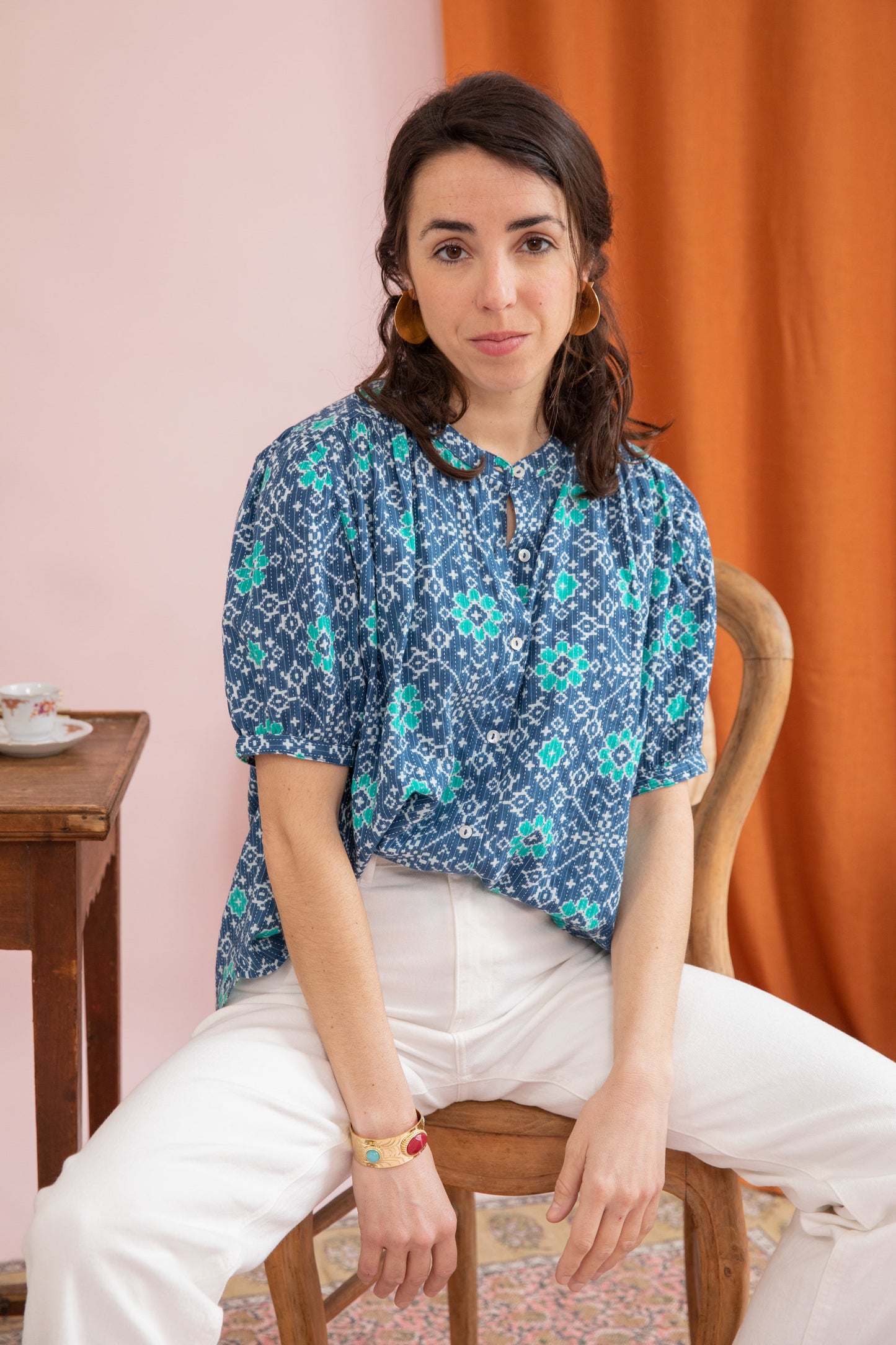 Blouse NESSIE marine