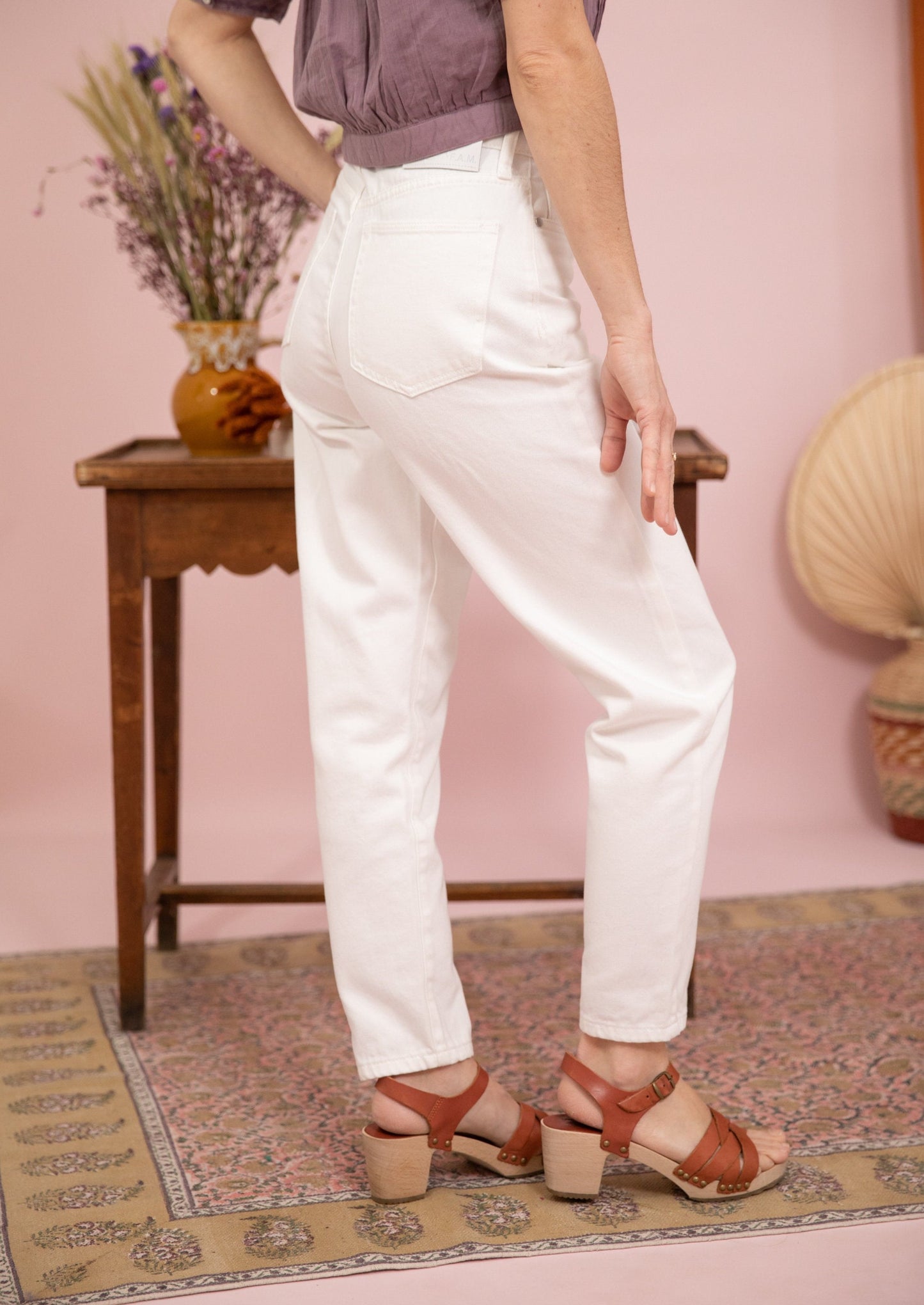 Jeans POLLY blanc