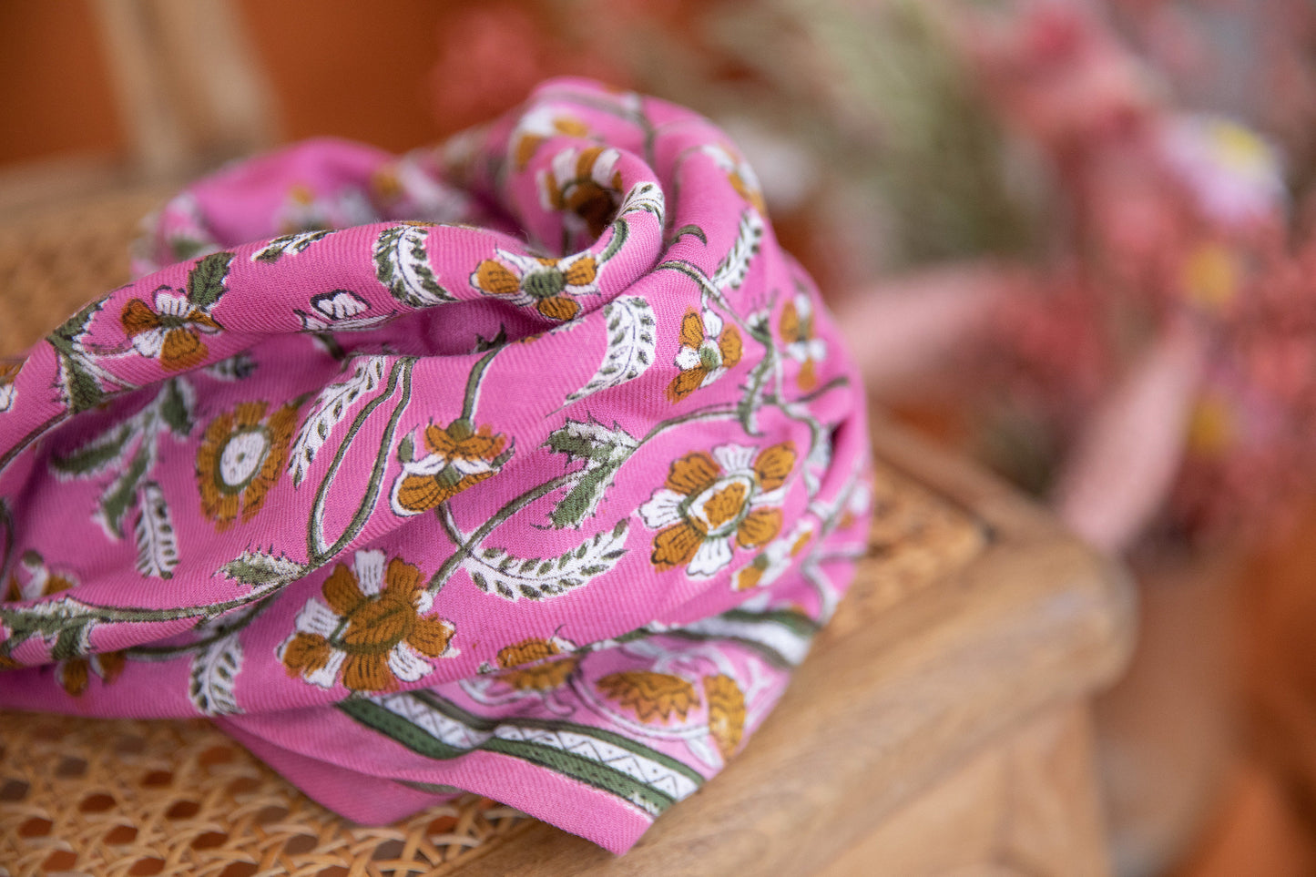 Foulard MUM cerise