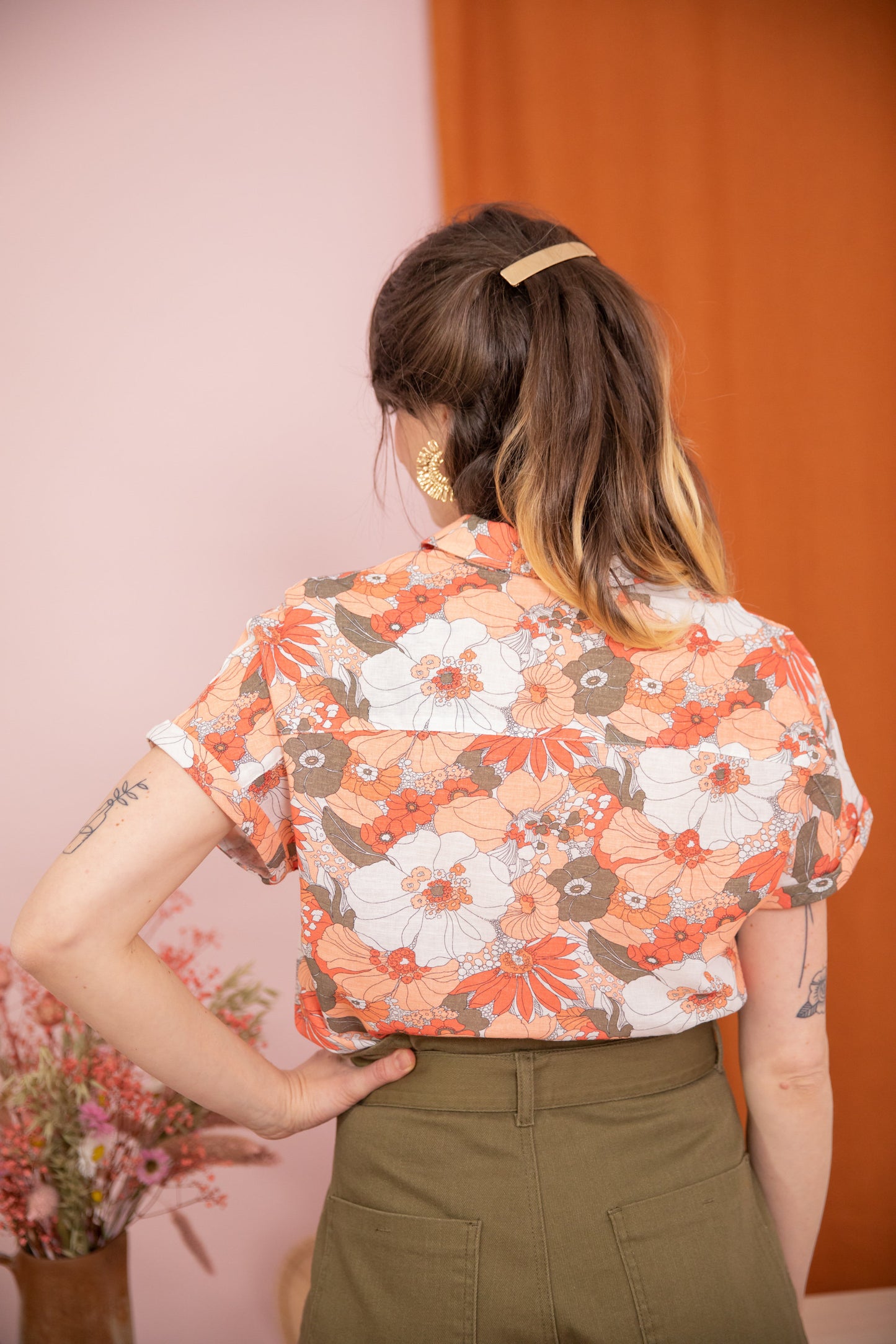 Chemise POPPY corail