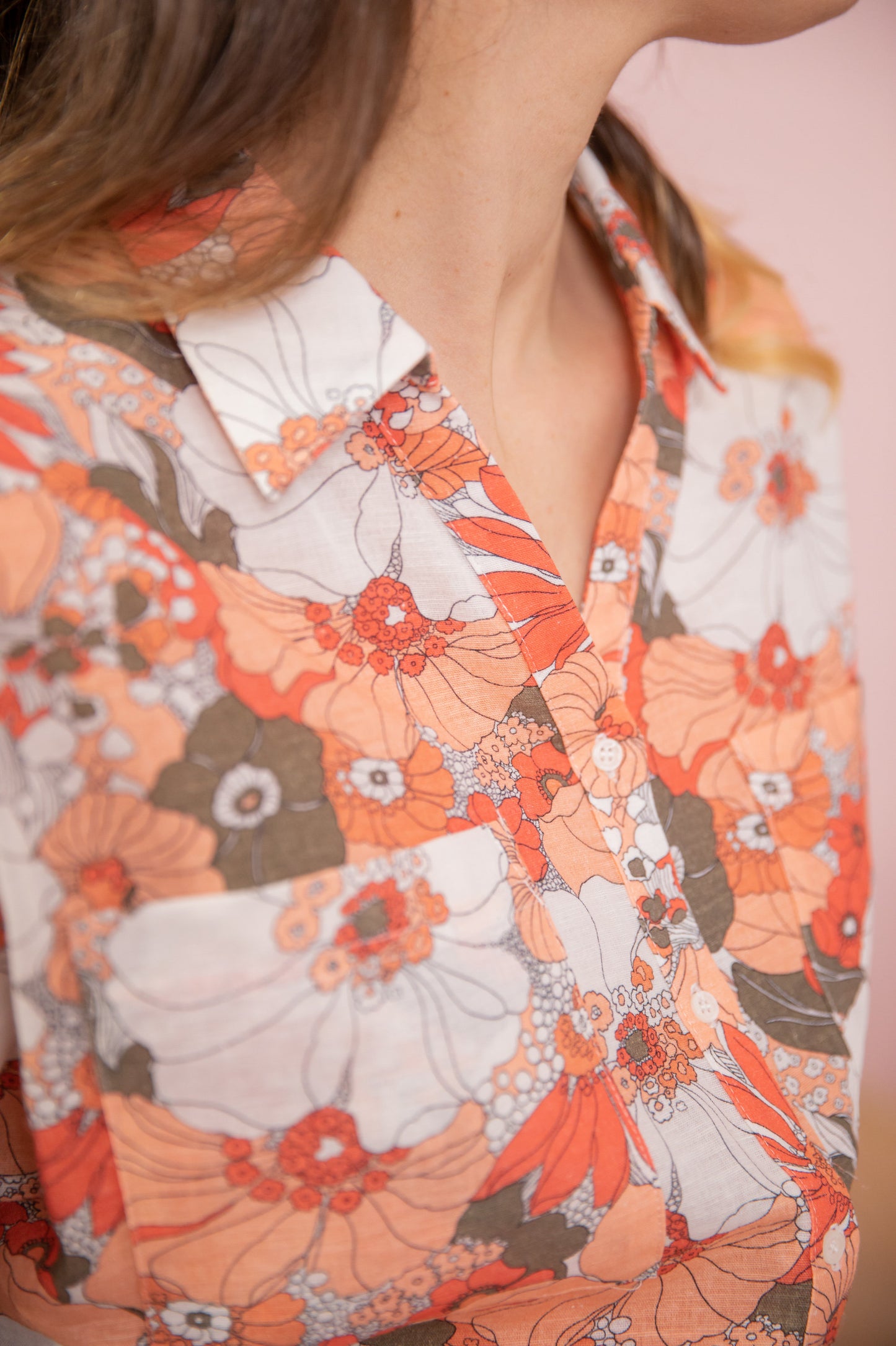 Chemise POPPY corail