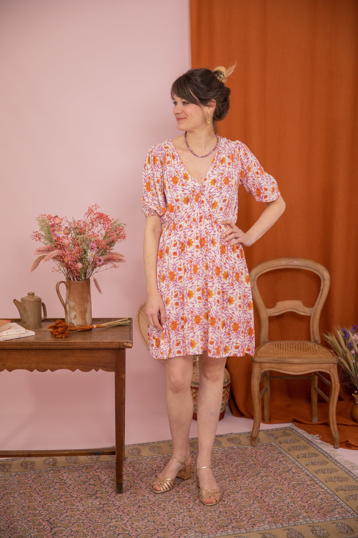 Robe NARBONNE lilas