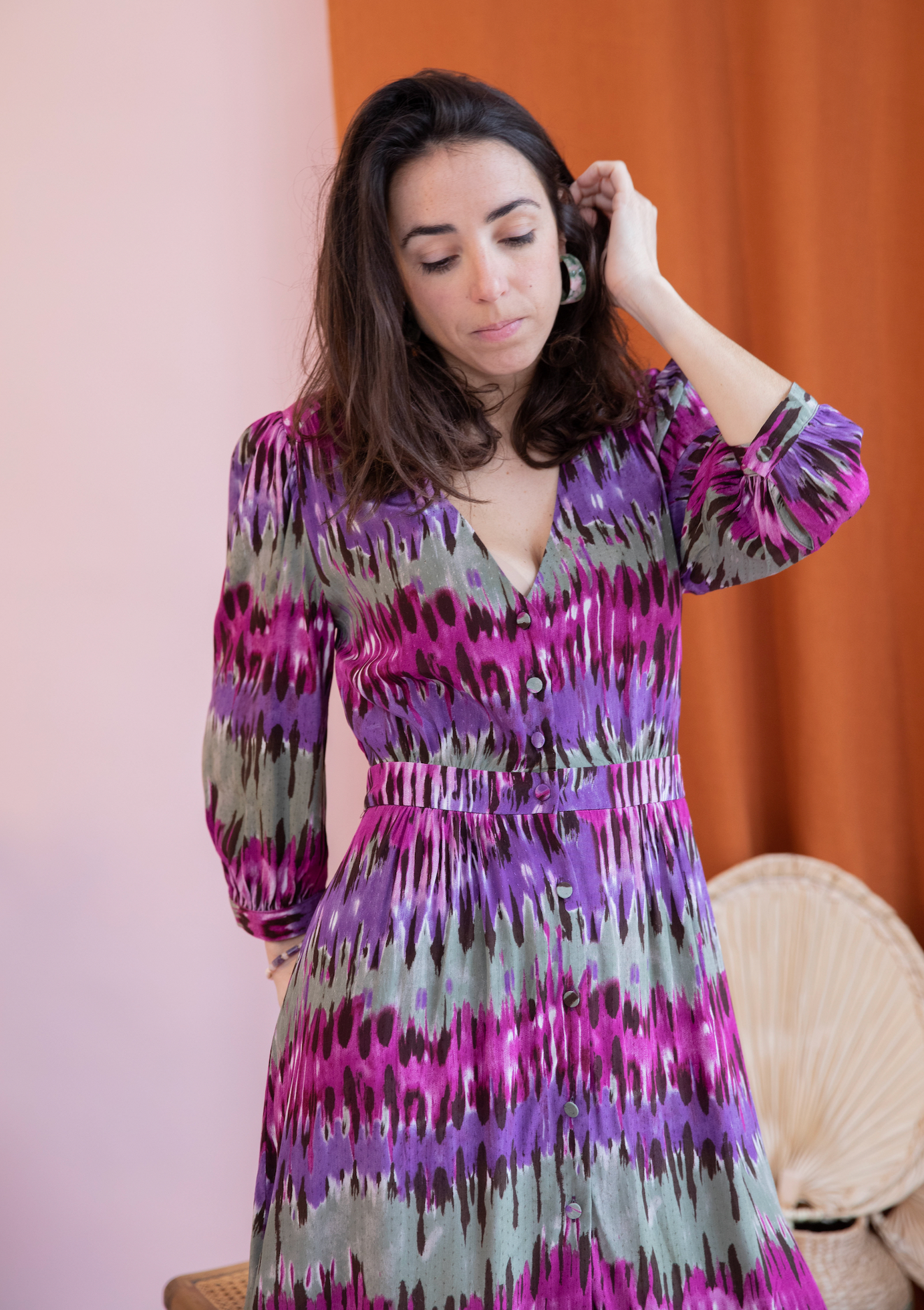Robe JIDOUN ikat
