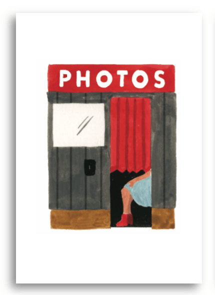 Cartes postales Paris - Julie Flamingo - Comme Paulette