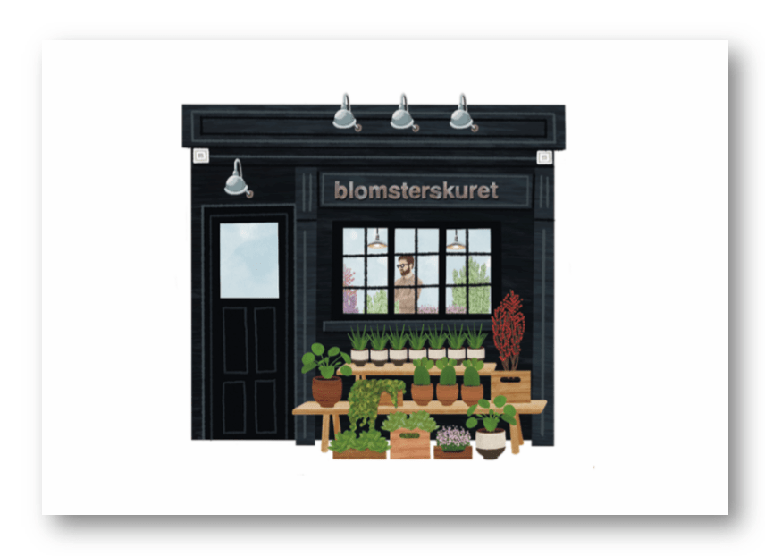 Cartes postales Copenhague - Julie Flamingo - Comme Paulette