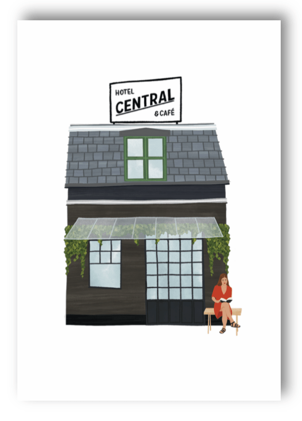 Cartes postales Copenhague - Julie Flamingo - Comme Paulette