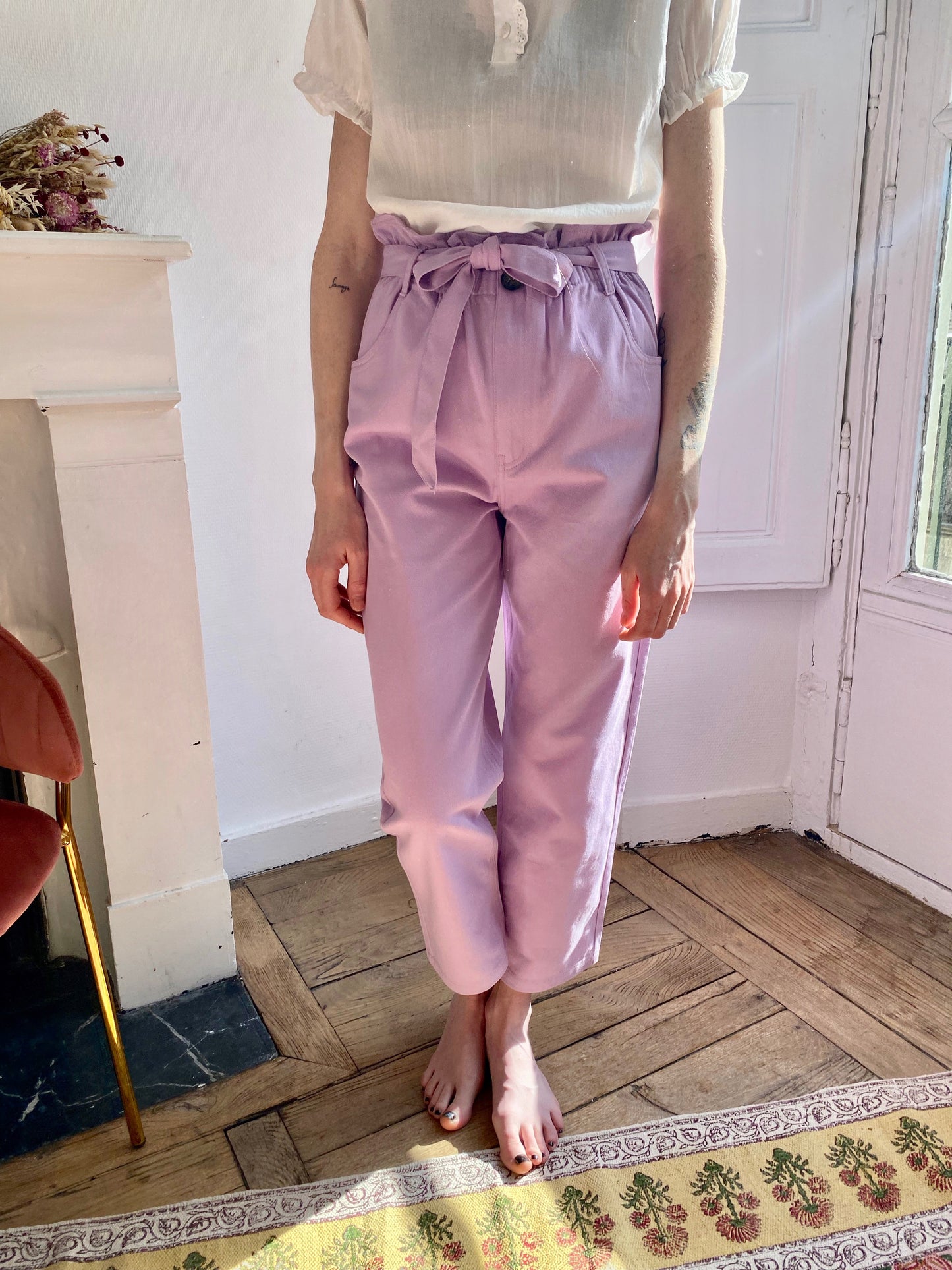 Pantalon GRAHAM orchidée