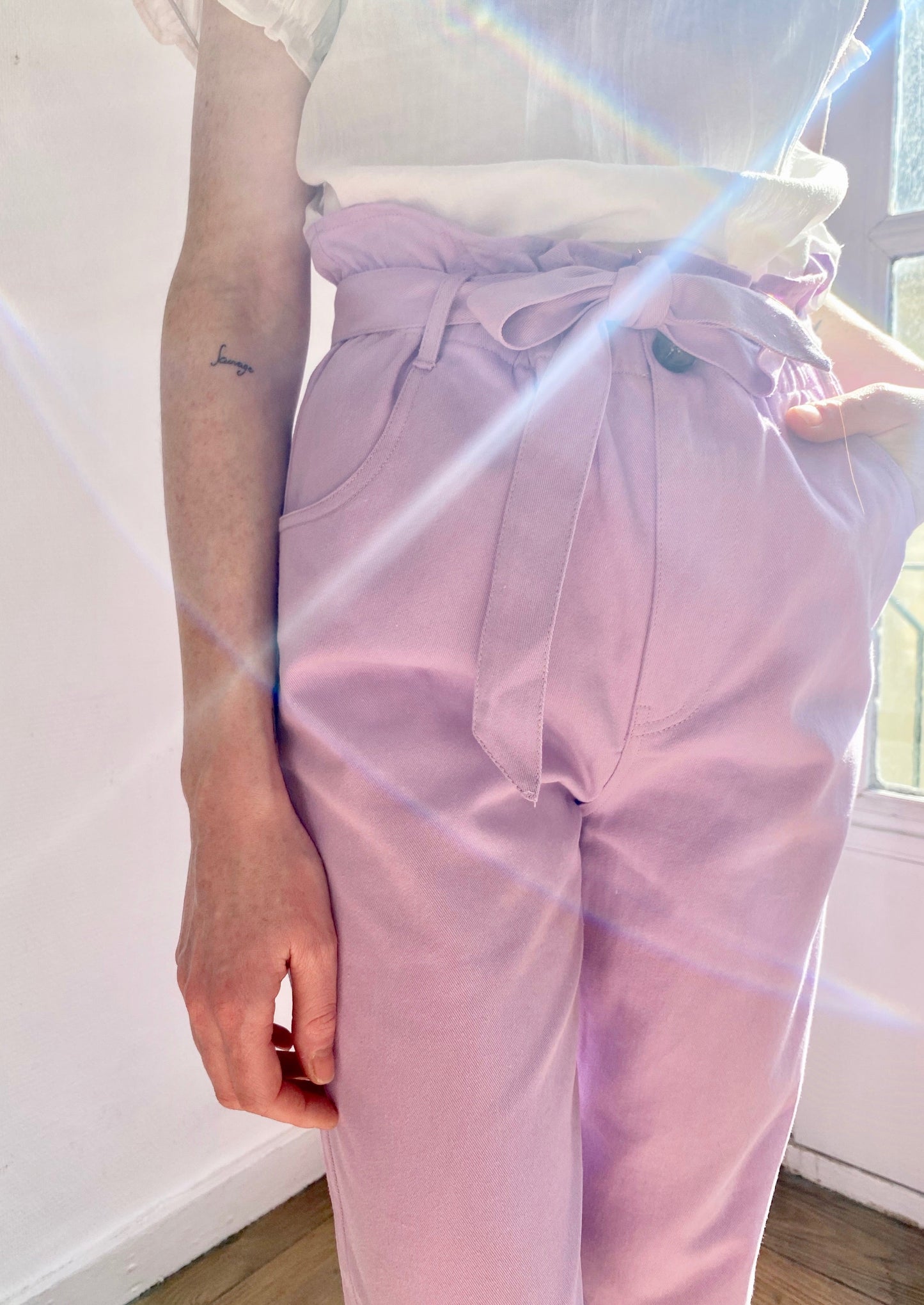 Pantalon GRAHAM orchidée