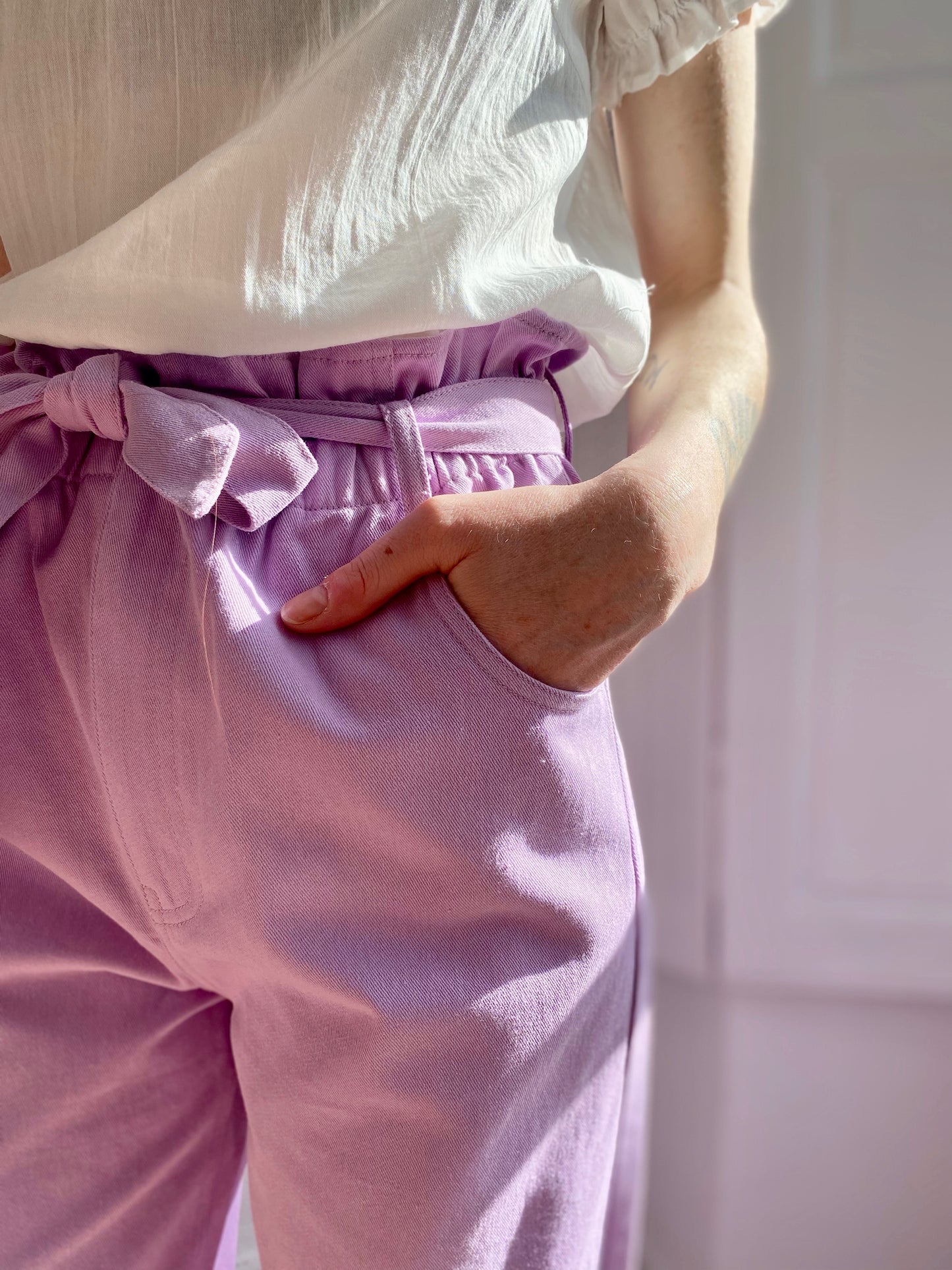 Pantalon GRAHAM orchidée