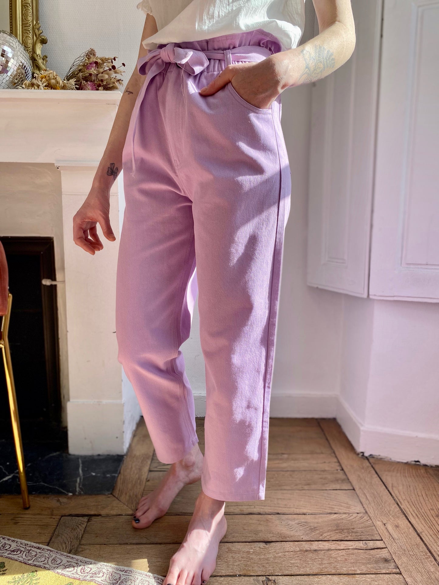 Pantalon GRAHAM orchidée