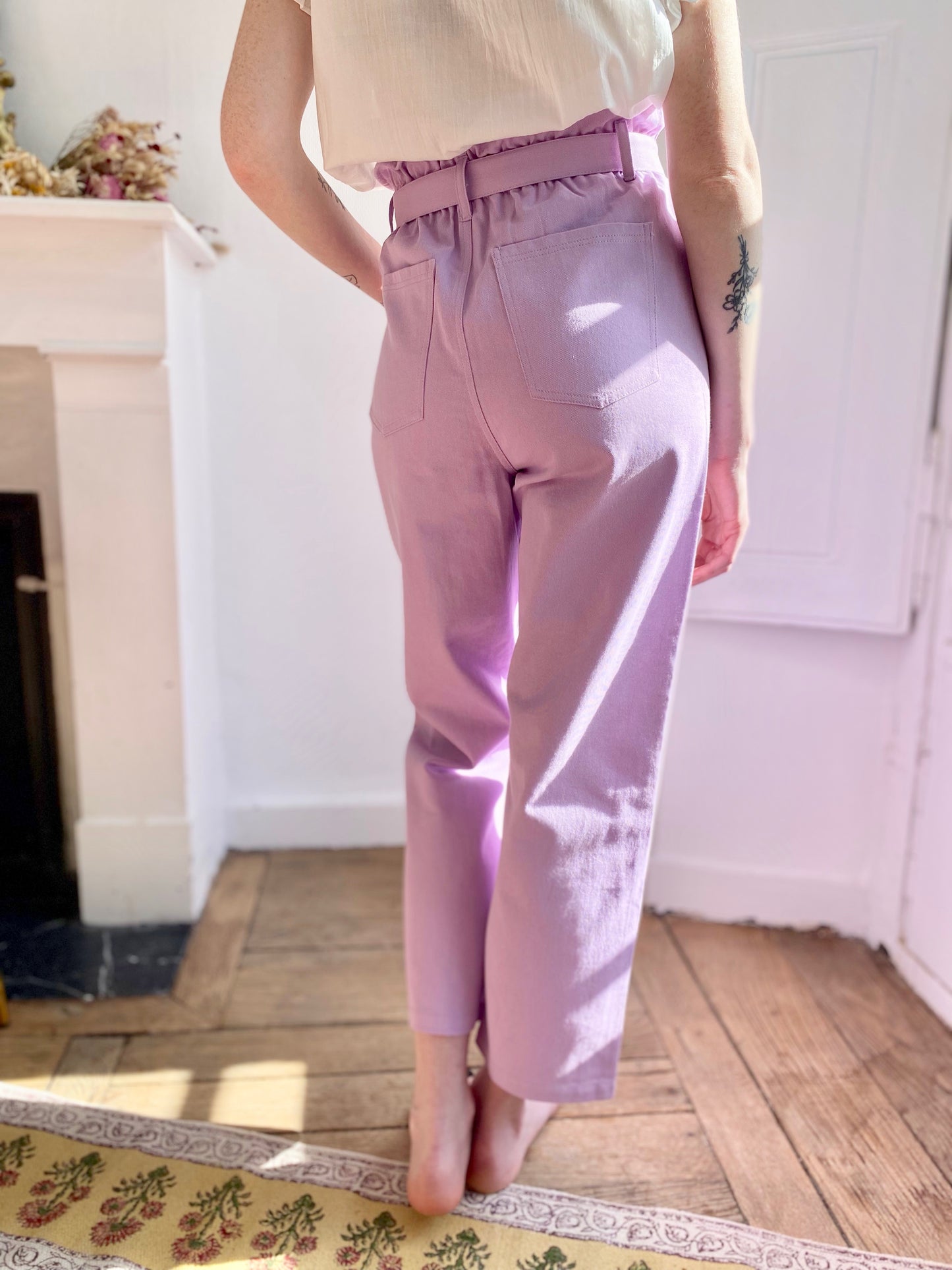 Pantalon GRAHAM orchidée