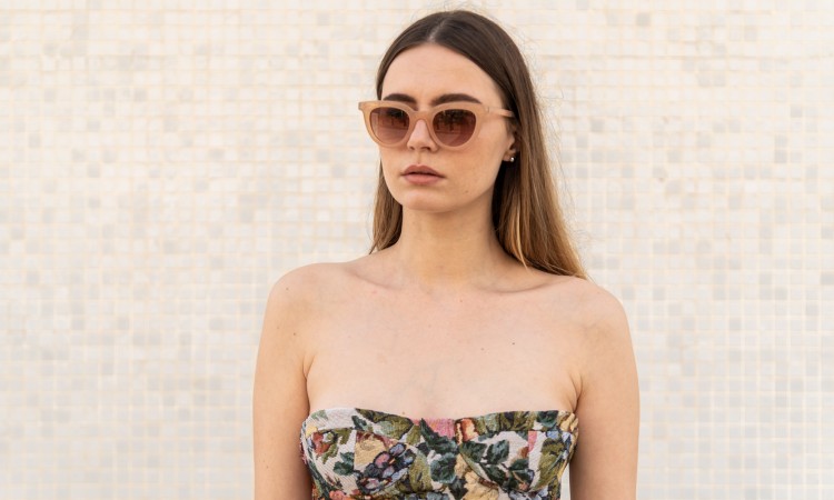 Lunettes de soleil AGATHA rose