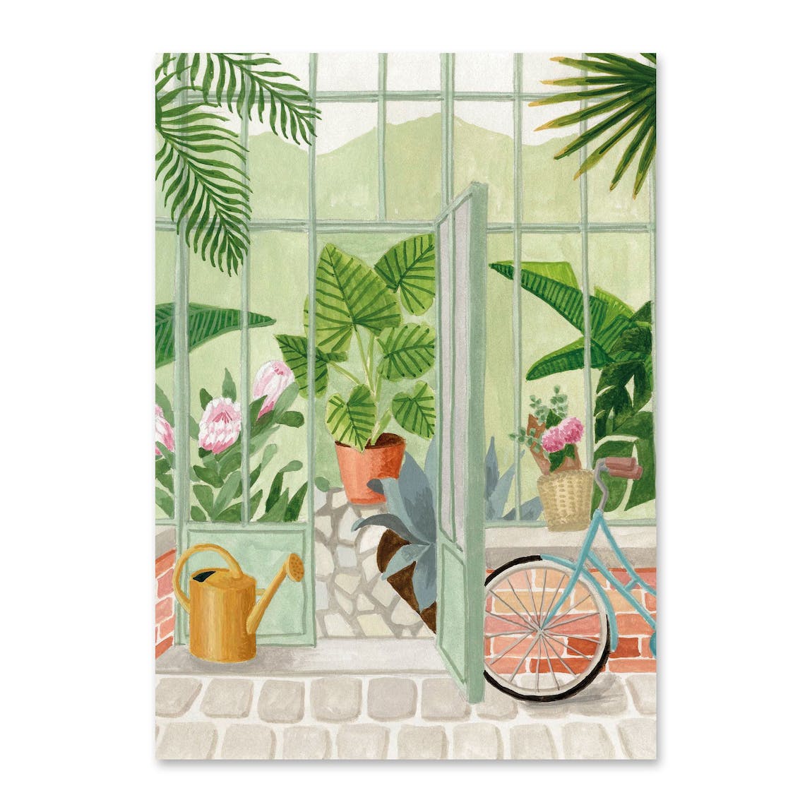 Carte postale JARDIN D'HIVER