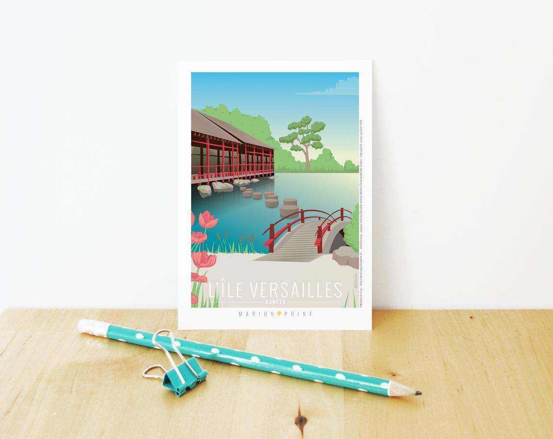Carte postale ILE DE VERSAILLES