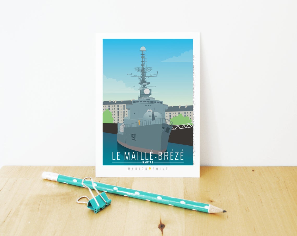 Carte postale LE MAILLÉ BRÉZÉ