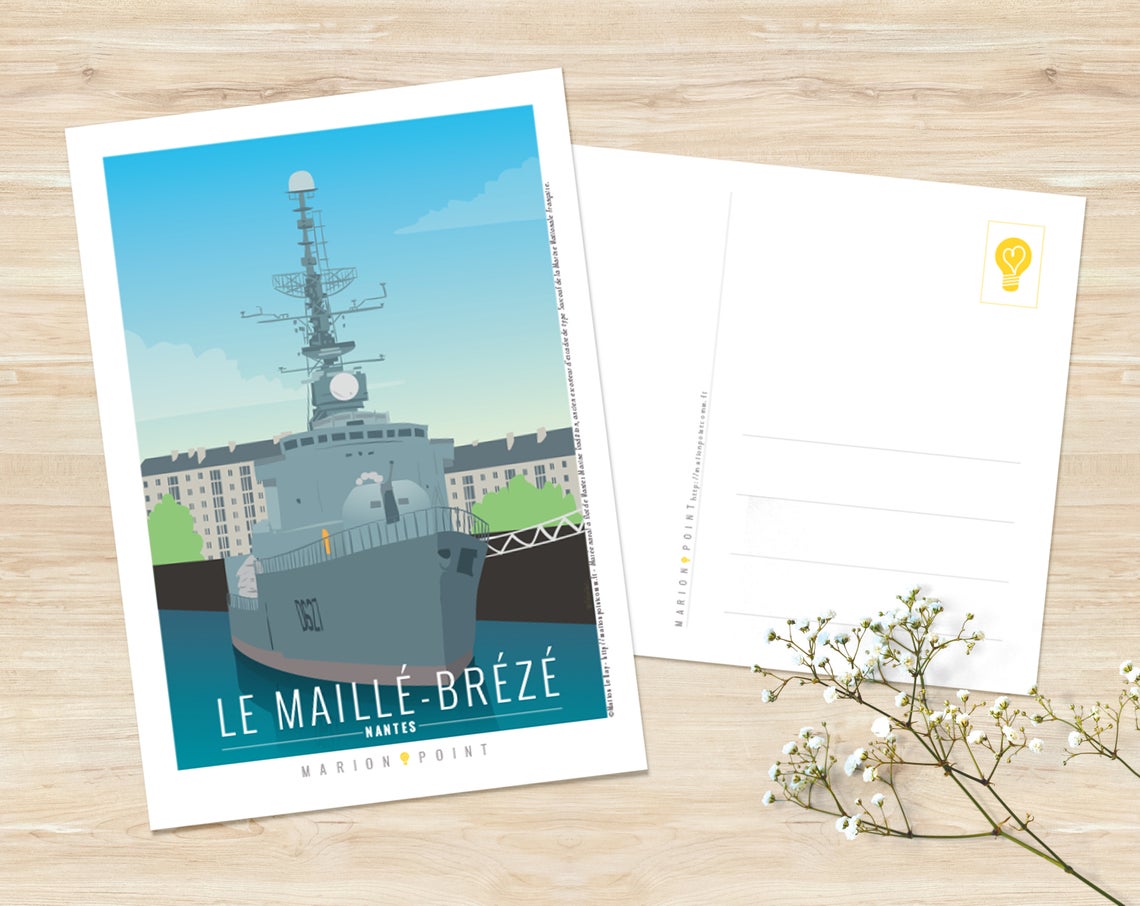 Carte postale LE MAILLÉ BRÉZÉ