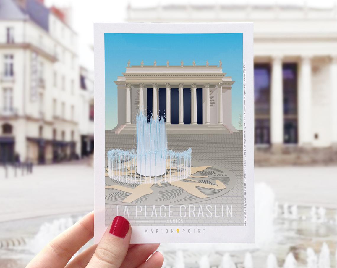 Carte postale PLACE GRASLIN