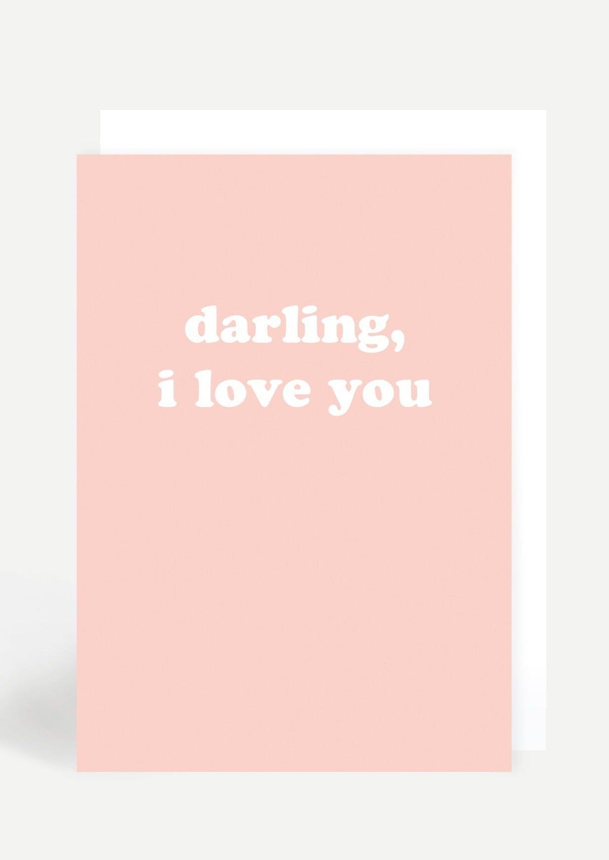 Carte postale DARLING I LOVE YOU