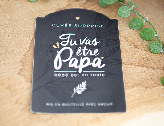 Etiquette bouteille Papa
