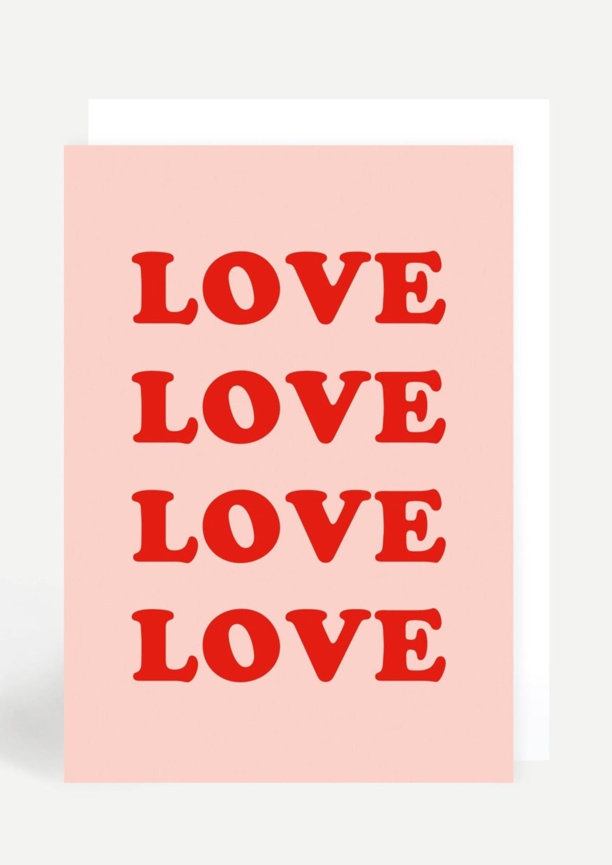 Carte LOVE LOVE LOVE