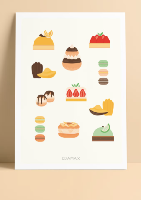 Carte PÂTISSERIE