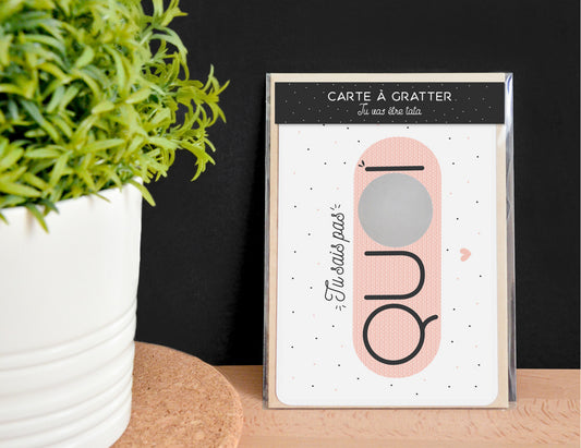 Carte à gratter - Tata