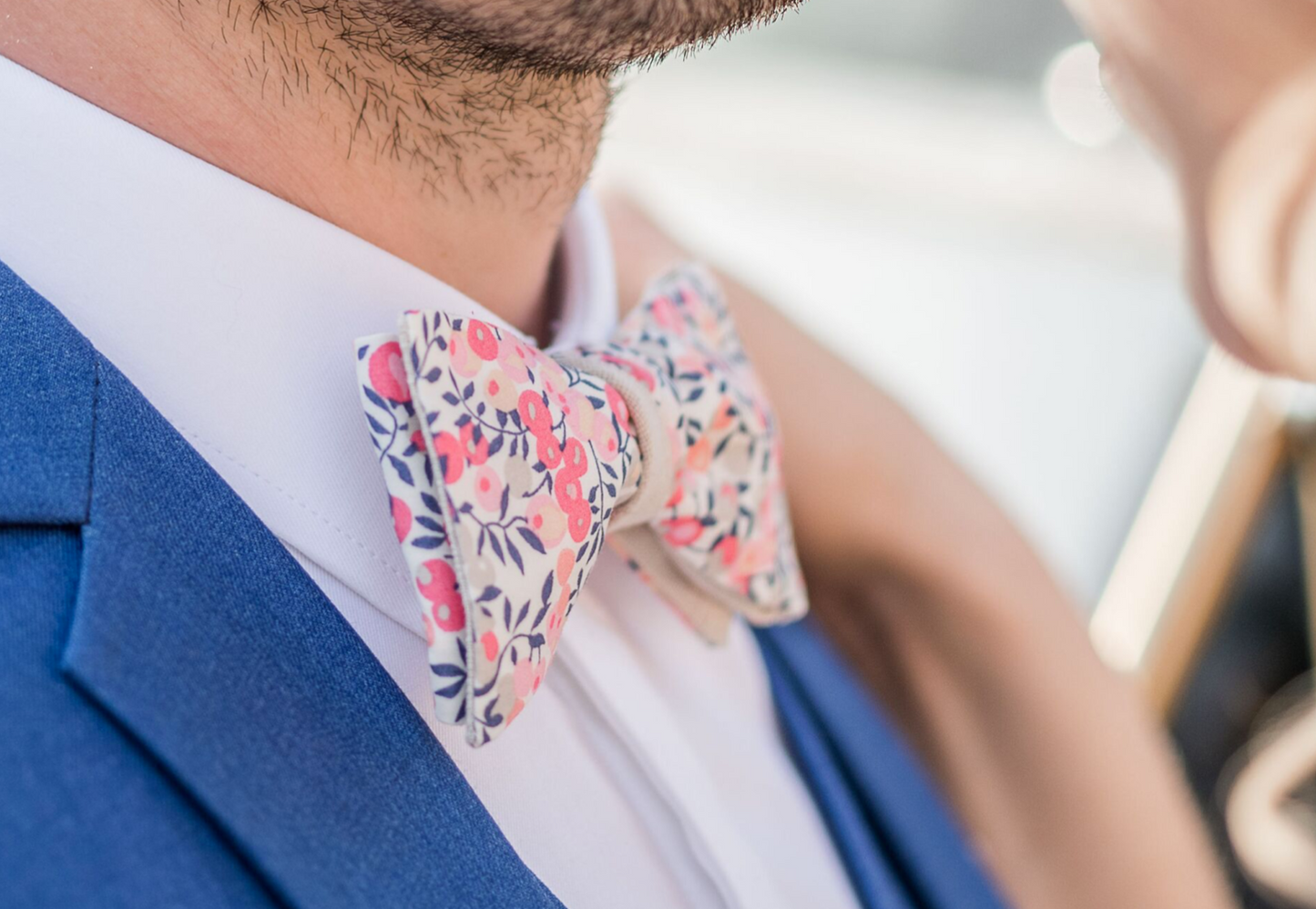 Noeud papillon WILTSHIRE rose