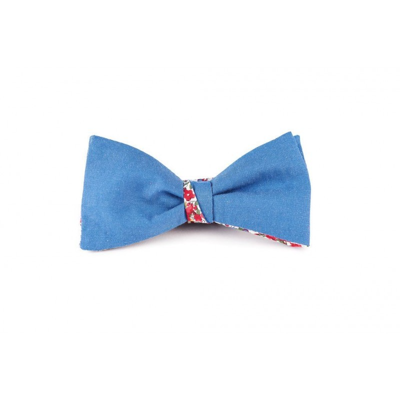 Noeud papillon EMMA & GEORGINA rouge liberty