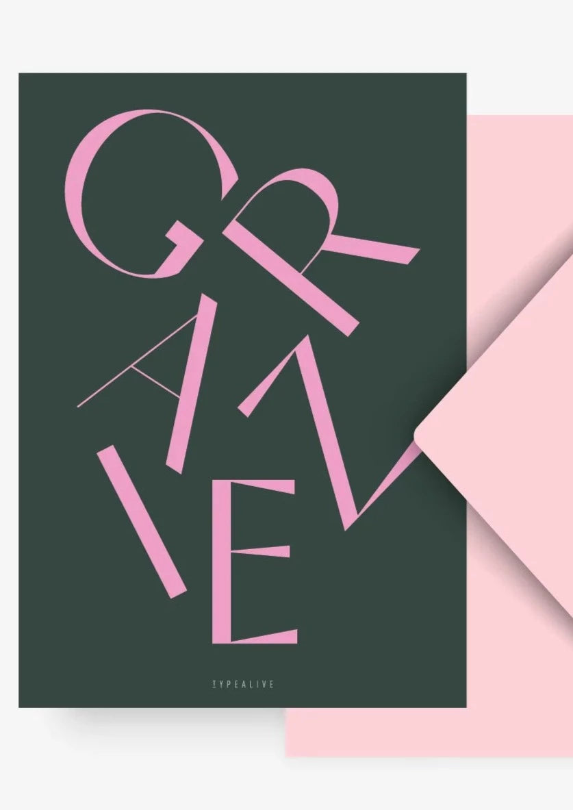 Carte postale GRAZIE