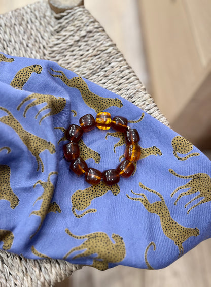 Bracelet BERTILLE marron fumé