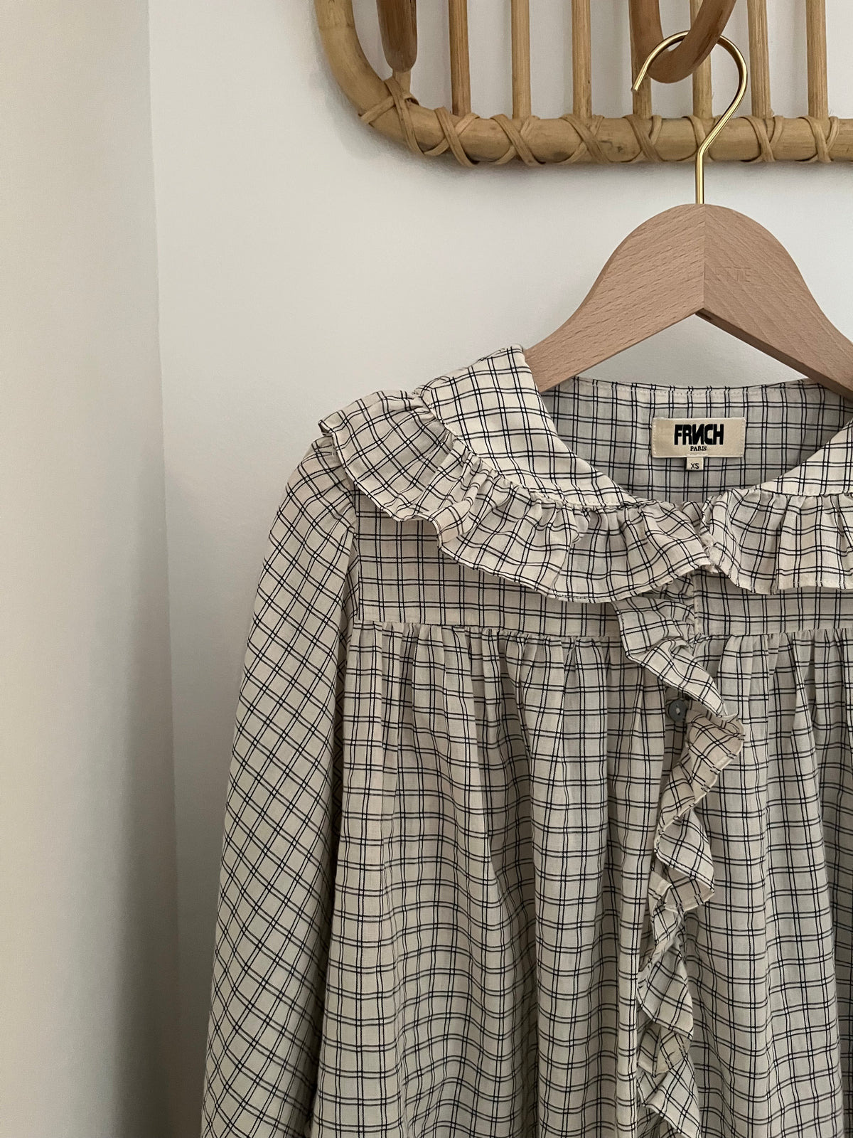 Chemise DORSET carreaux blanc