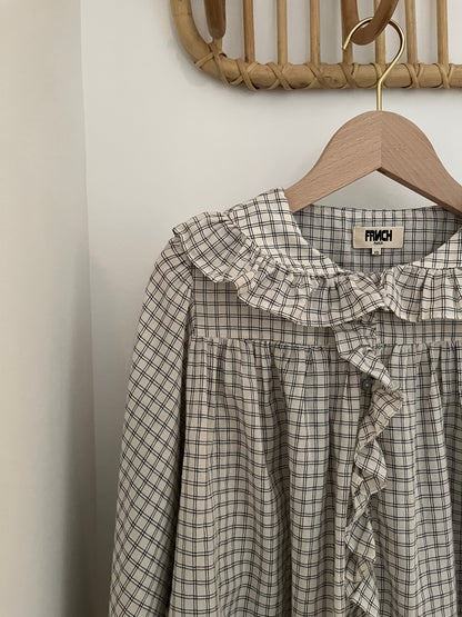 Chemise DORSET carreaux blanc