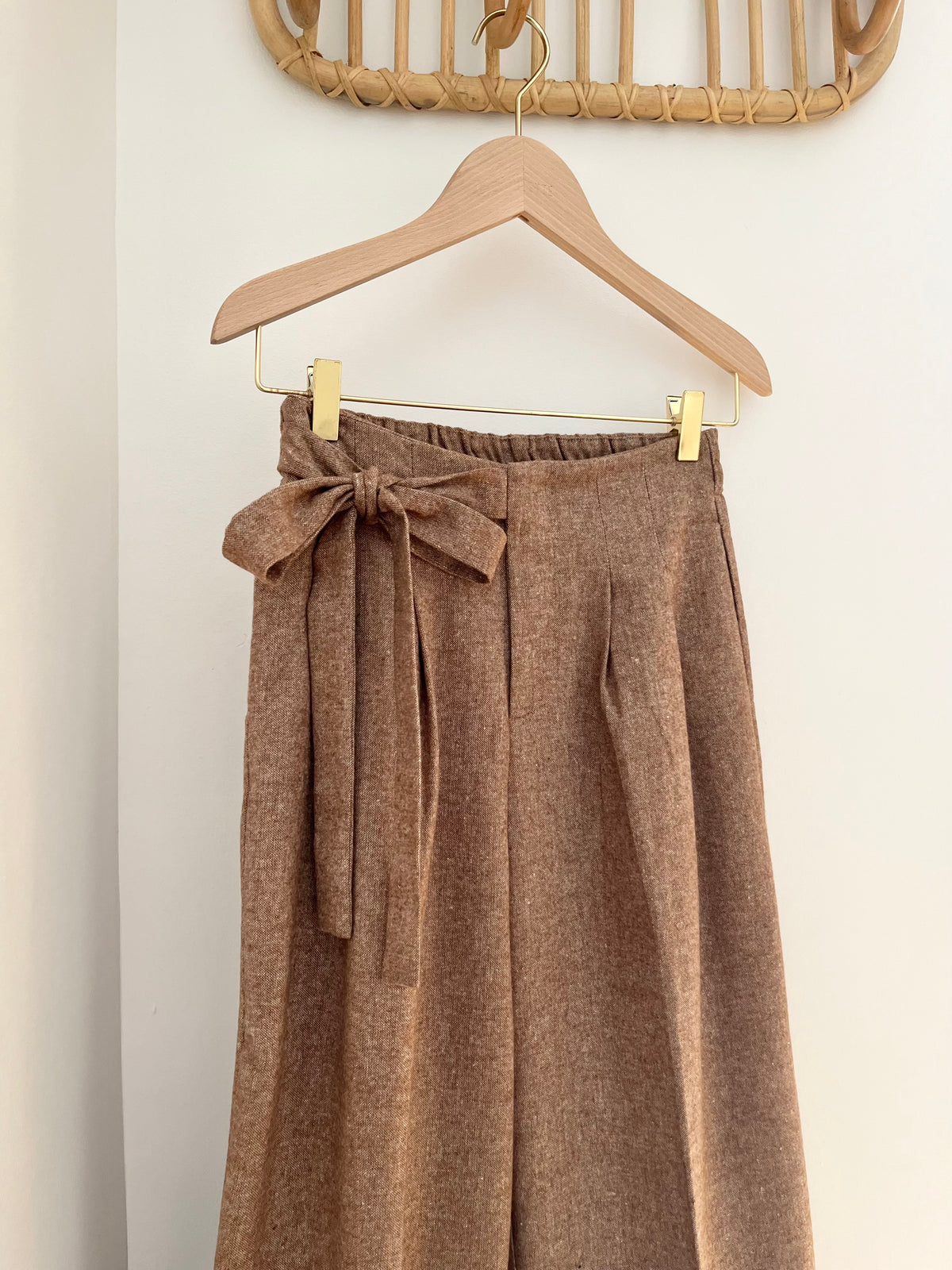 Pantalon HÉLÈNE beige chiné