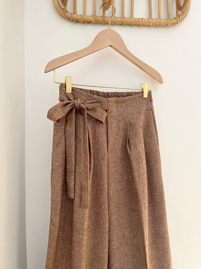 Pantalon HÉLÈNE beige chiné